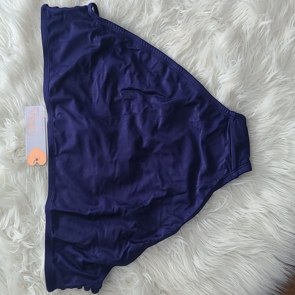 Swim Bottoms. Plus Size. Midrise. Navy LYSA Size 3x. - Picture 2 of 7